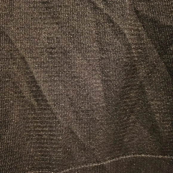 NWT Avenue Top Womens Size 22/24 Black Shimmer Round Neck Studded Slit Pullo… - Picture 8 of 9